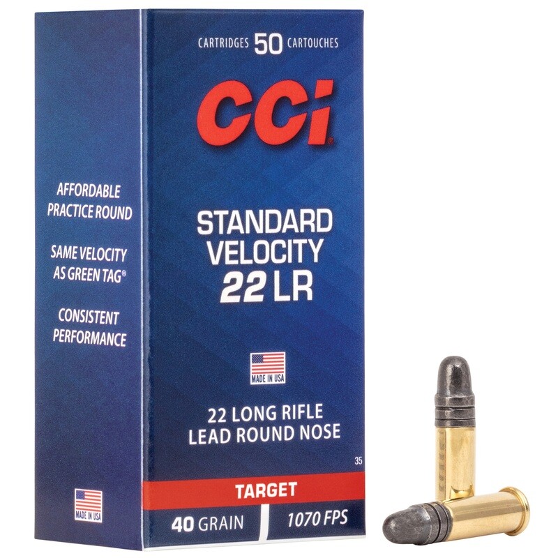 Cci 22lr Standard Vel Intl 50/5000 Cci 22lr Standard Vel Intl 50/5000