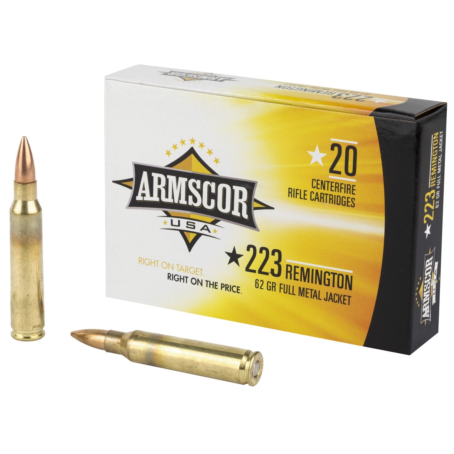 Armscor 223rem 62gr Fmj 20/1000