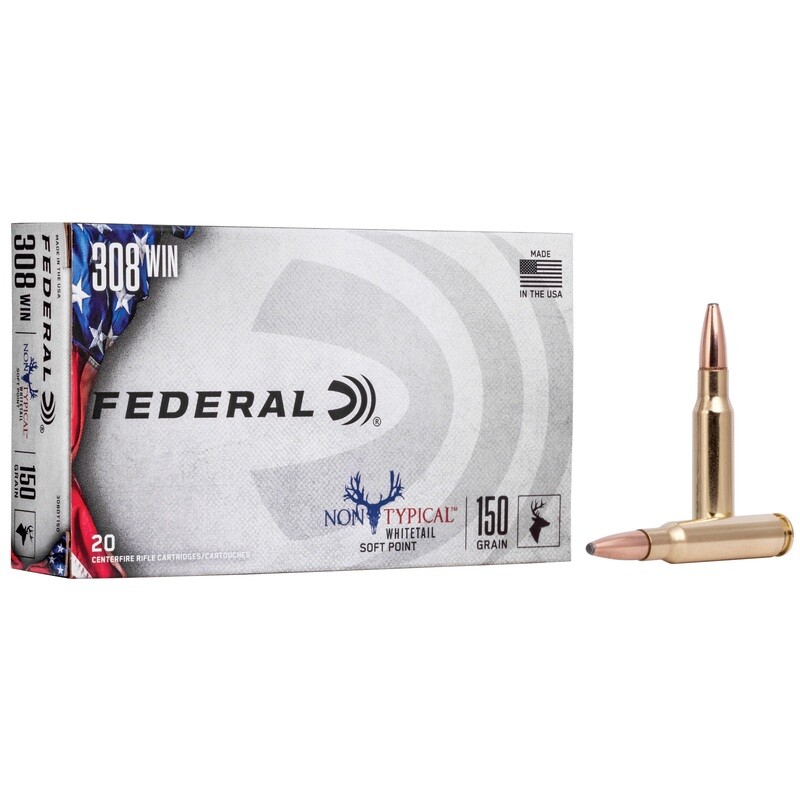Fed Non Typical 308 Win 150gr Sp 20/ Fed Non Typical 308 Win 150gr Sp 20/