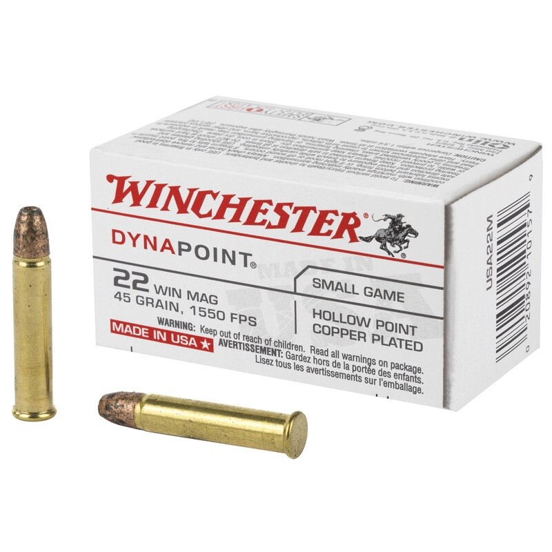 Win Usa 22 Wmr 45gr Dynapnt 50/2000 Win Usa 22 Wmr 45gr Dynapnt 50/2000