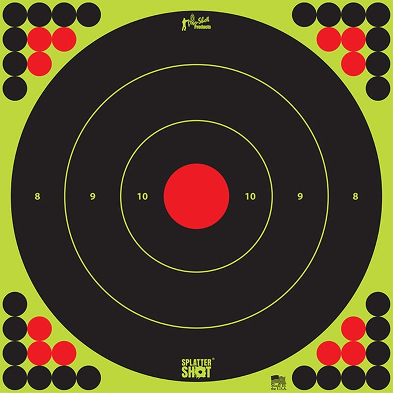 Pro-shot Target 17 Pro-shot Target 17" Grn Bullseye 5pk