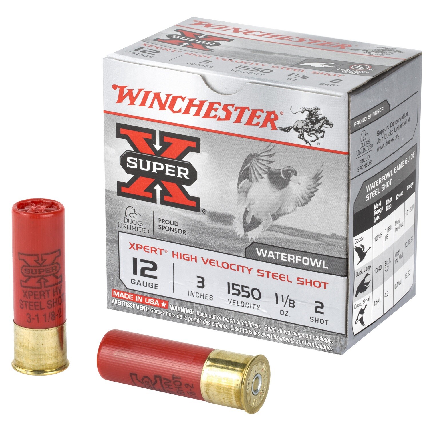 Win Xpert Hv Stl 12ga 3" #2 25/250