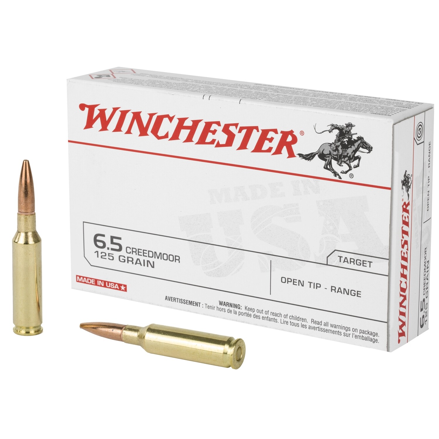 Win Usa 6.5creed 125gr Jhp 20/200