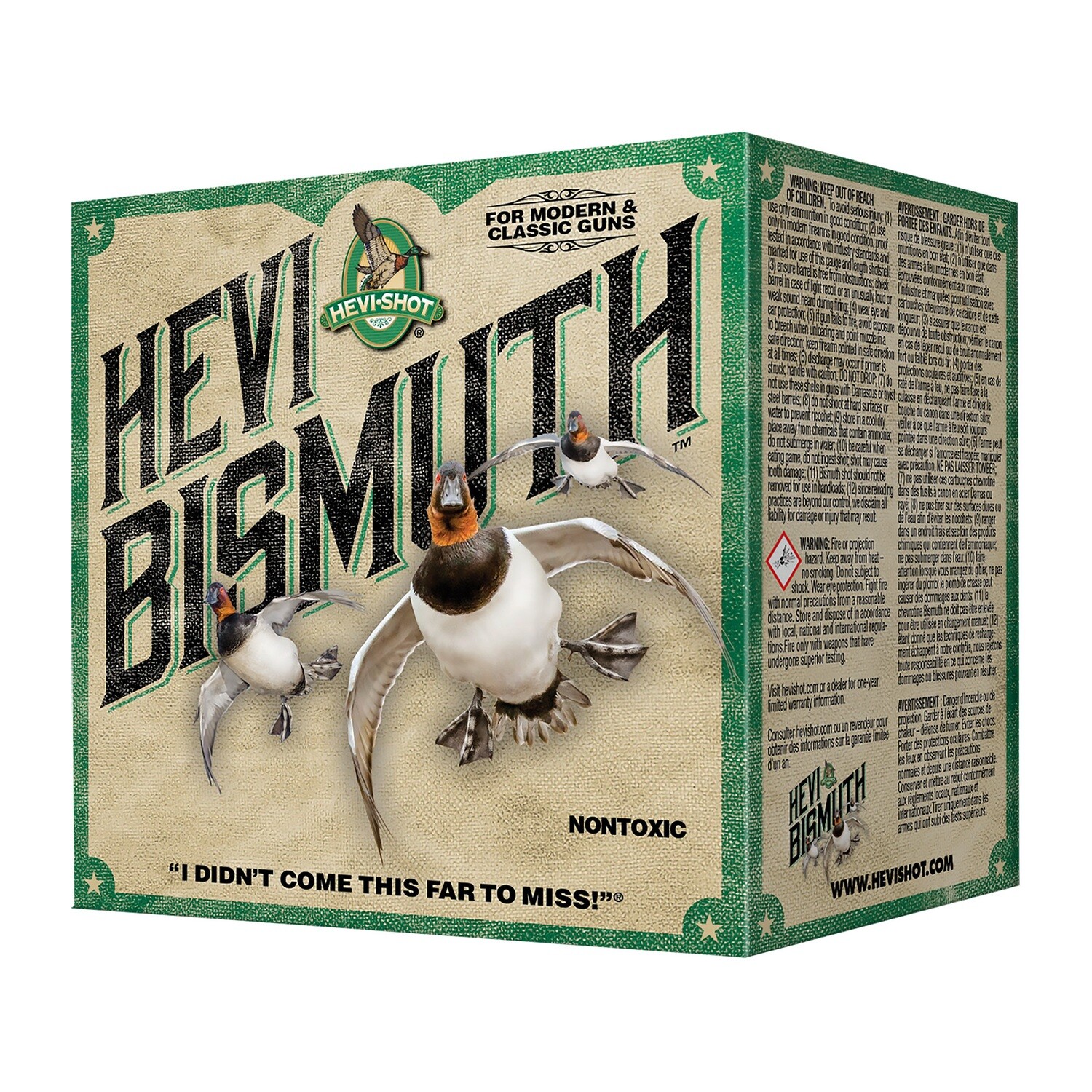 Hevi Bismuth 20ga 3" #4 25/250