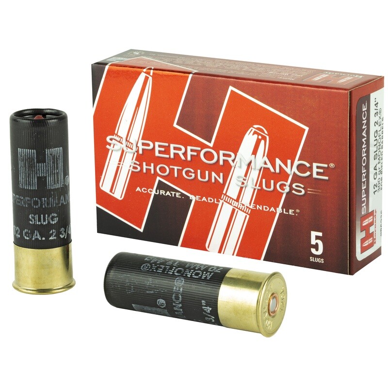 Hrndy 12ga 2.75 Hrndy 12ga 2.75" 300gr Slug Mfx5/100