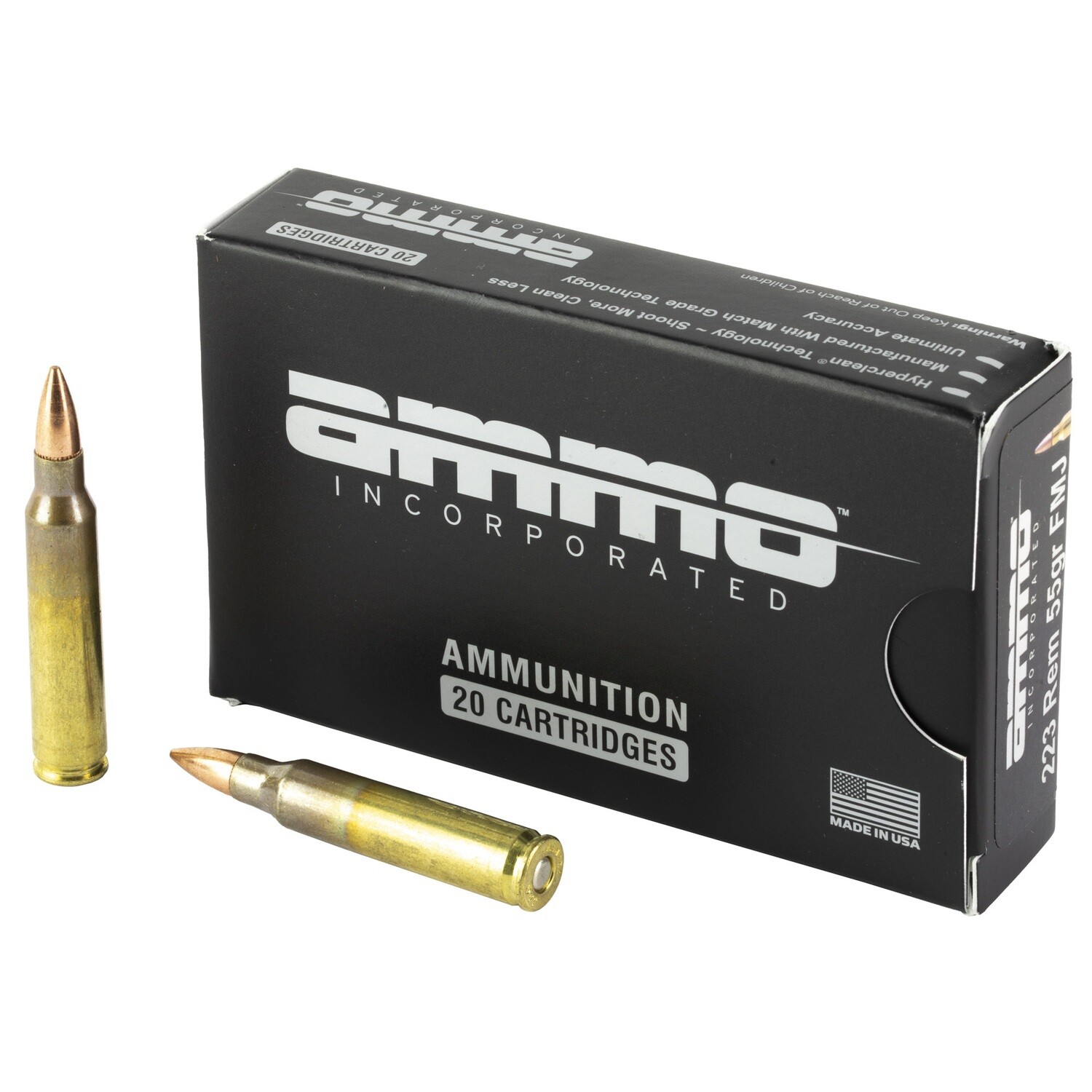 Ammo Inc 223rem M193 55gr 20/200