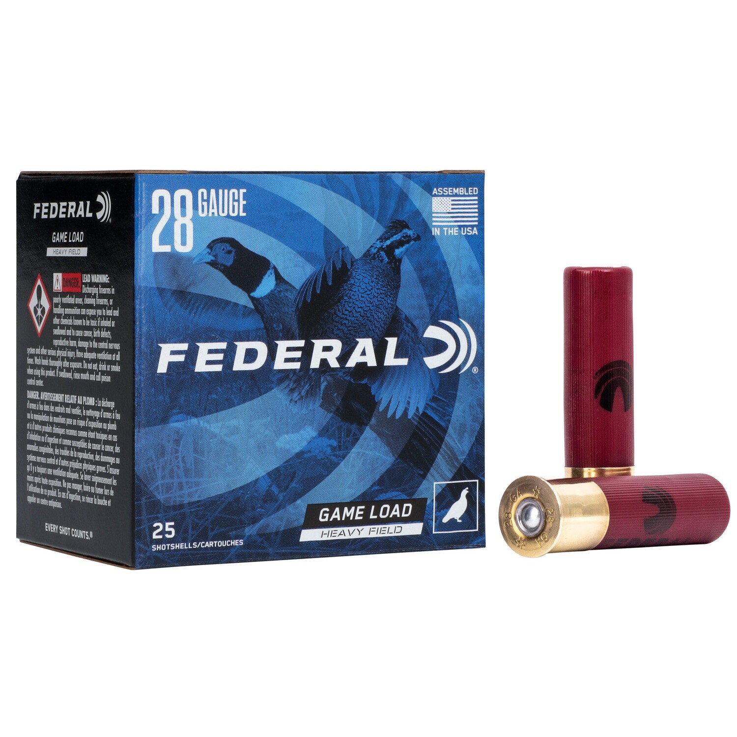 Fed Gmshk 28ga 2.75" #6 25/250