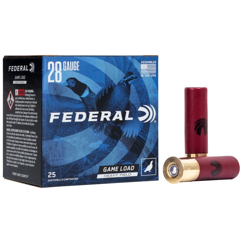 Fed Game Load 28ga 2.75 Fed Game Load 28ga 2.75" #7.5 25/250