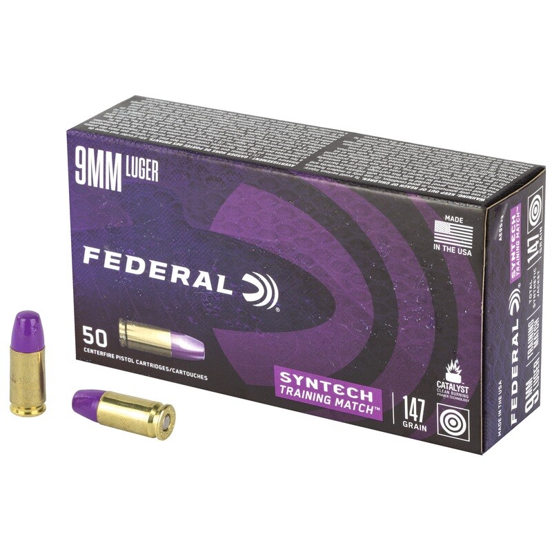 Fed Ae 9mm 147gr Trn Mtch Tsj 50/500 Fed Ae 9mm 147gr Trn Mtch Tsj 50/500