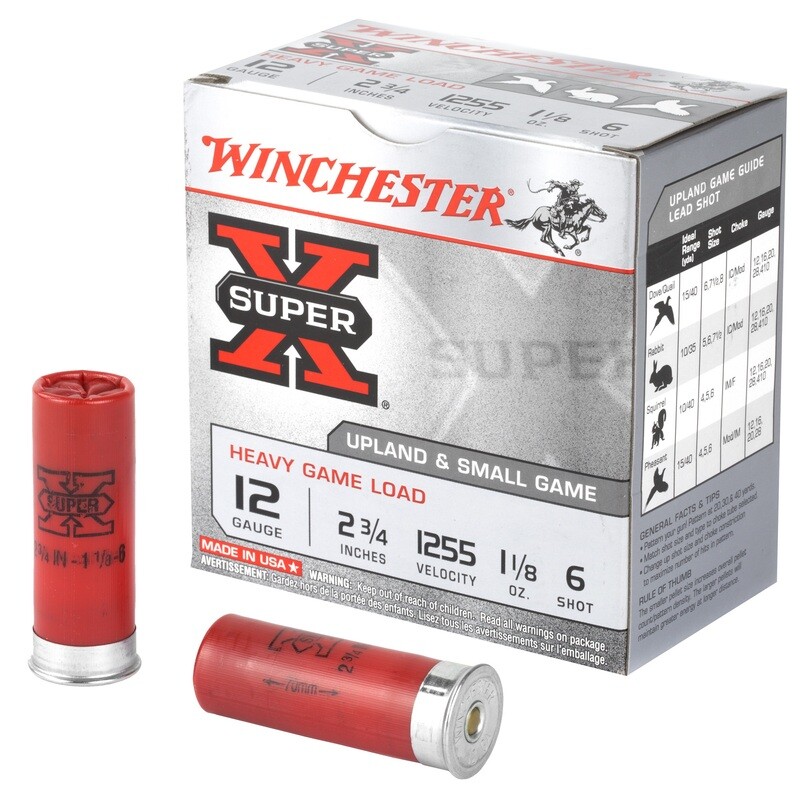 Win Sprx Hgl 12ga 2.75 Win Sprx Hgl 12ga 2.75" #6 25/250
