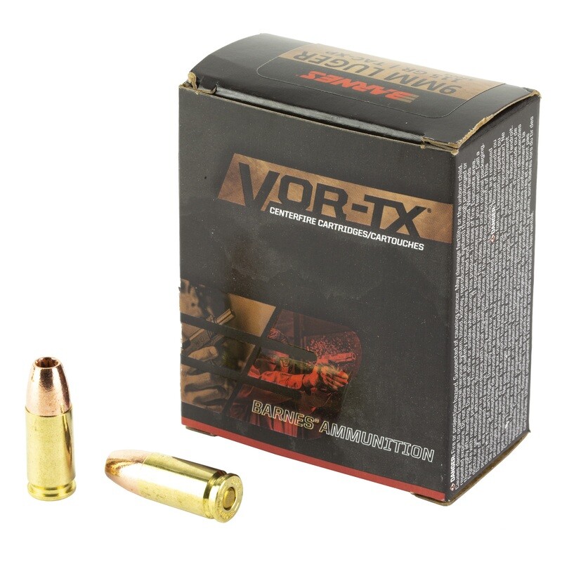 Barnes Vor-tx 9mm 115gr Xpb 20/200 Barnes Vor-tx 9mm 115gr Xpb 20/200