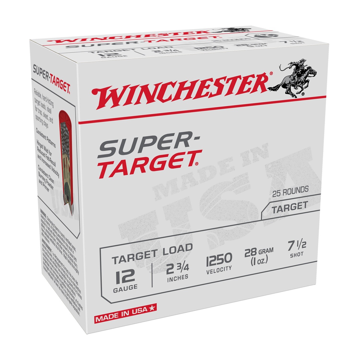 Win Spr-trgt 12ga 2-3/4" #7.5 25/250