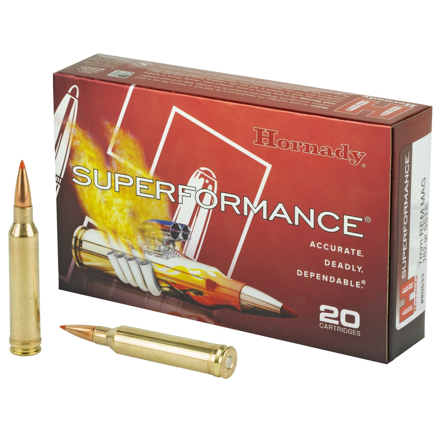 Hrndy Sf 7mmrem Mag 162gr Sst 20/200