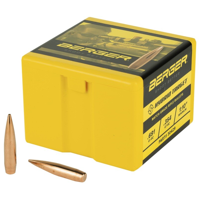 Berger .30 215gr Hybrid Target 100ct Berger .30 215gr Hybrid Target 100ct