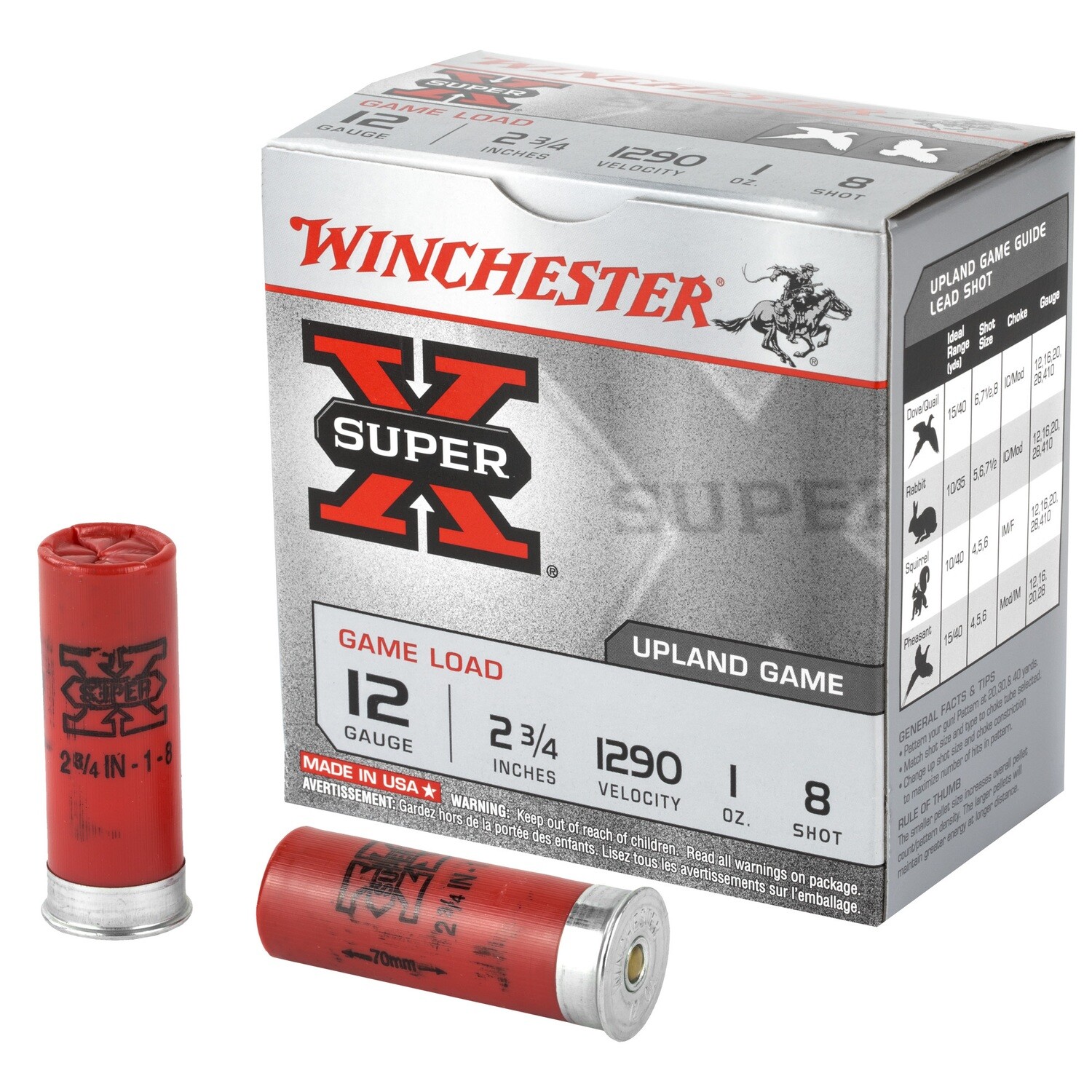 Win Sprx 12ga 2.75" #8 25/250