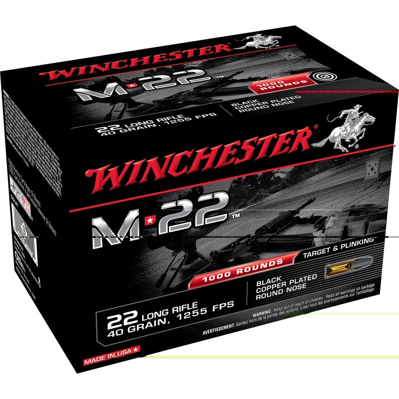 Win M-22 22lr 40gr Cprn 500/2000 Win M-22 22lr 40gr Cprn 500/2000