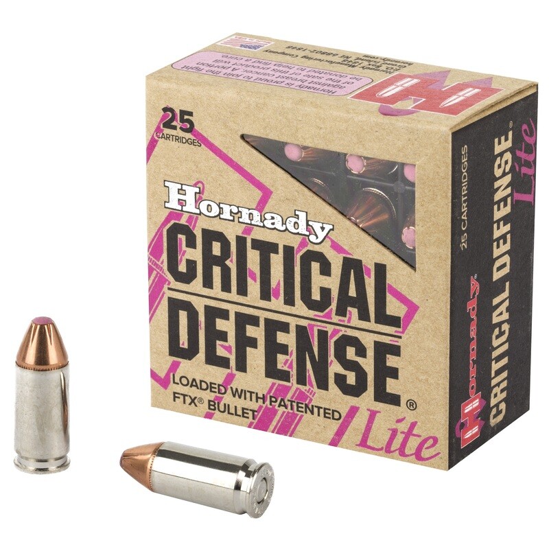 Hrndy Cd 9mm 100gr Ftx Lite 25/250 Hrndy Cd 9mm 100gr Ftx Lite 25/250
