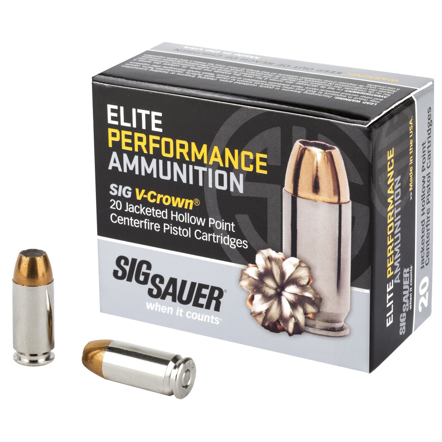 Sig Ammo 40sw 165gr Jhp 20/200