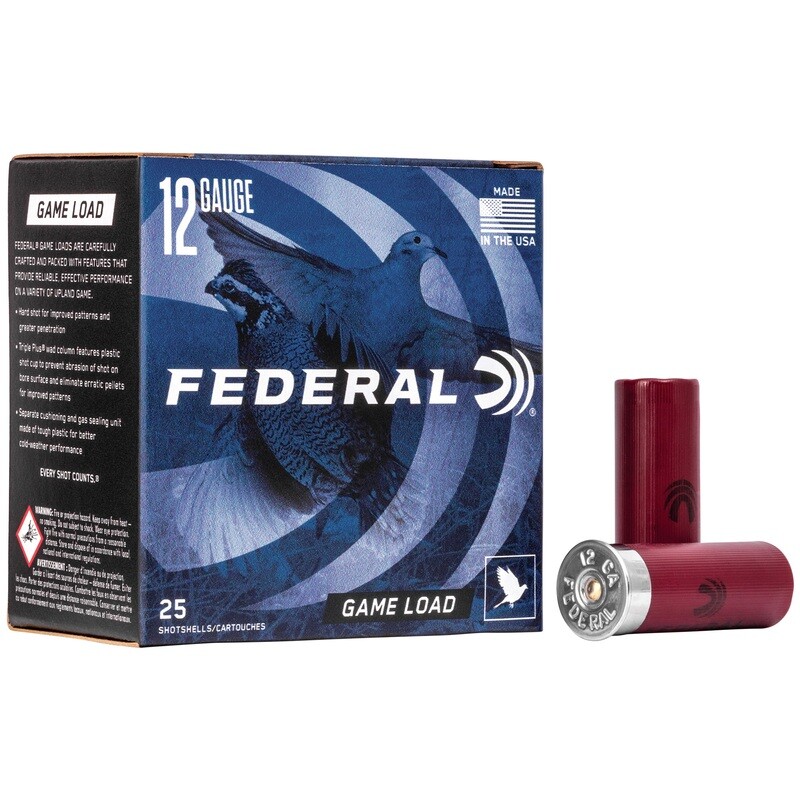 Fed Game Load 12ga 2 3/4 Fed Game Load 12ga 2 3/4" #7.5 25/