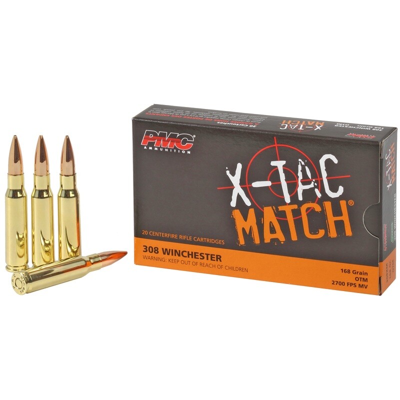 Pmc Xtacm 308win 168gr Otm Bt 20/800 Pmc Xtacm 308win 168gr Otm Bt 20/800