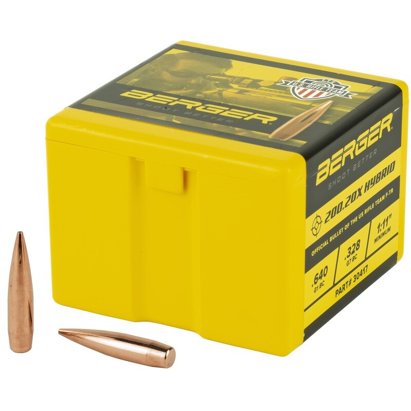 Berger .30 200gr Hybrid Target 100ct Berger .30 200gr Hybrid Target 100ct