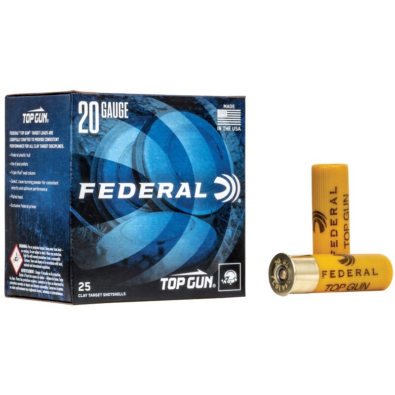 Fed Top Gun 20ga 2.75 Fed Top Gun 20ga 2.75" #7.5 25/250