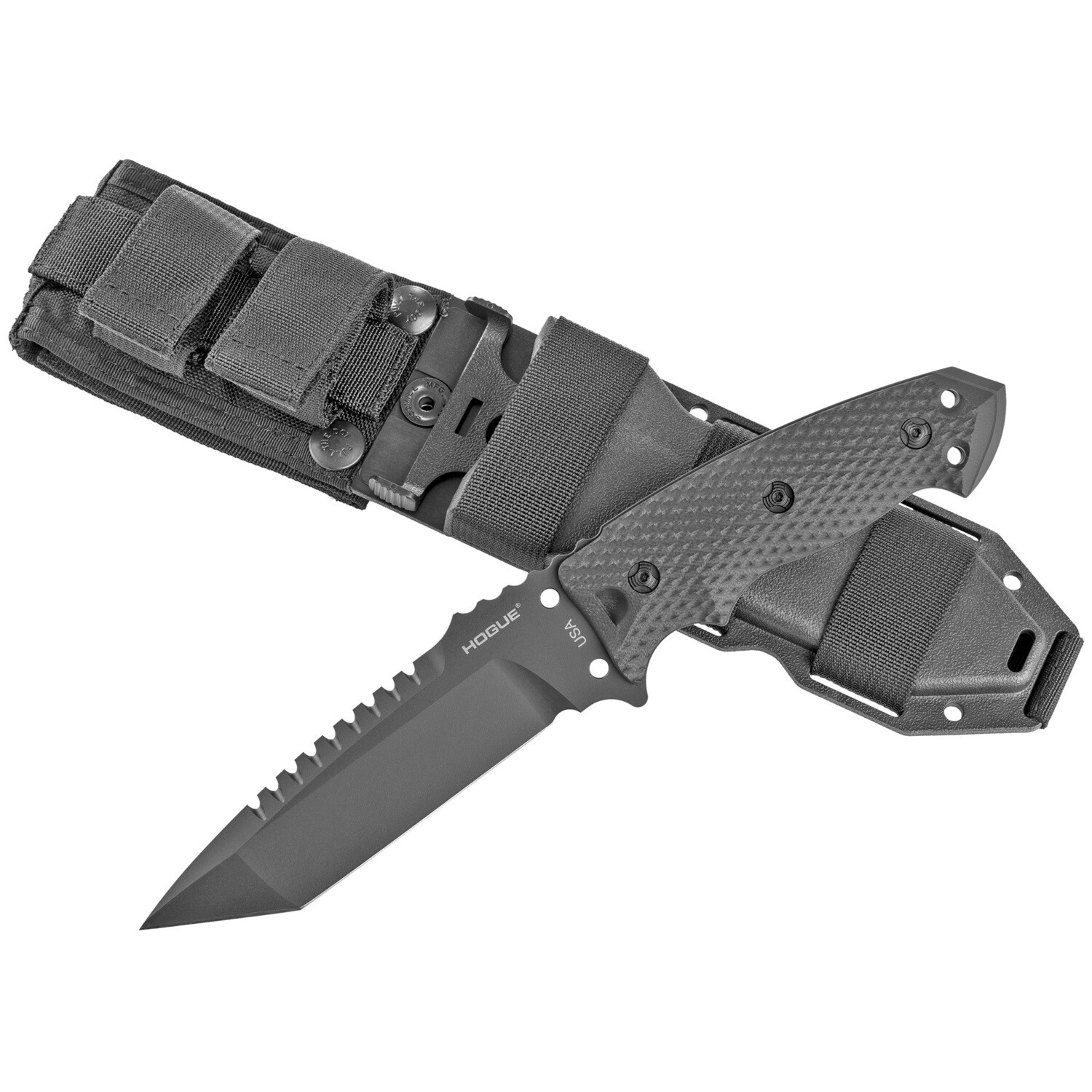 Hogue Exf01 5 1/2" Tb Bk Ars G10, Finish/Color: Black, Size: 5.5"
