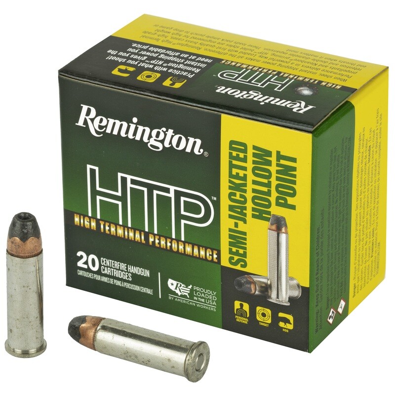 Rem Htp 38spl +p 125gr Sjhp 20/500 Rem Htp 38spl +p 125gr Sjhp 20/500