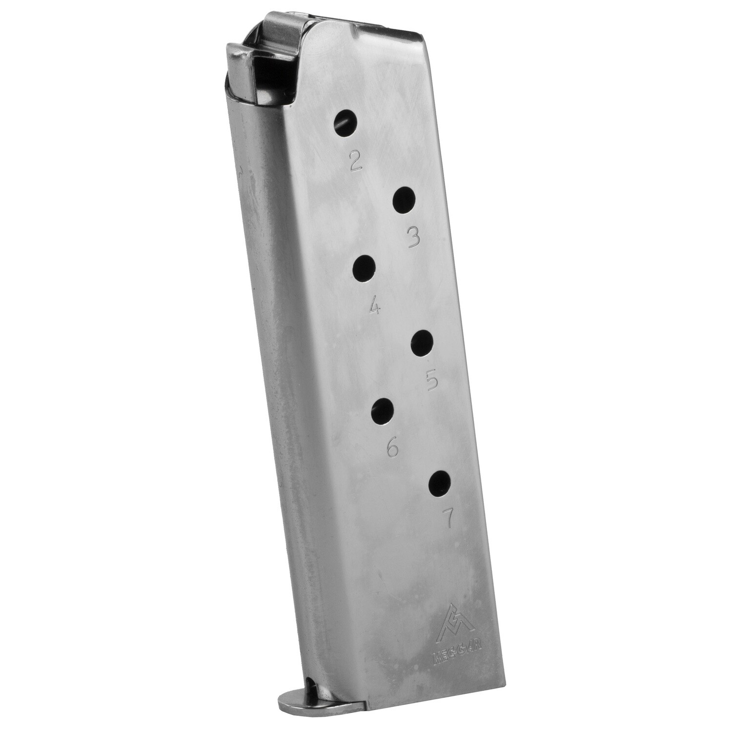 Mec-gar Mag Colt 45 7rd, Finish/Color: Nickel