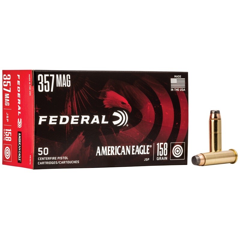 Fed Am Eagle 357mg 158gr Jsp 50/1000 Fed Am Eagle 357mg 158gr Jsp 50/1000