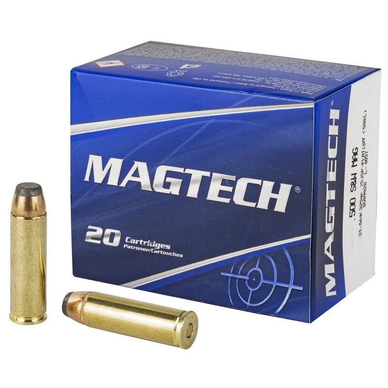 Magtech 500 S&w 325gr Sjsp Lt 20/500 Magtech 500 S&w 325gr Sjsp Lt 20/500