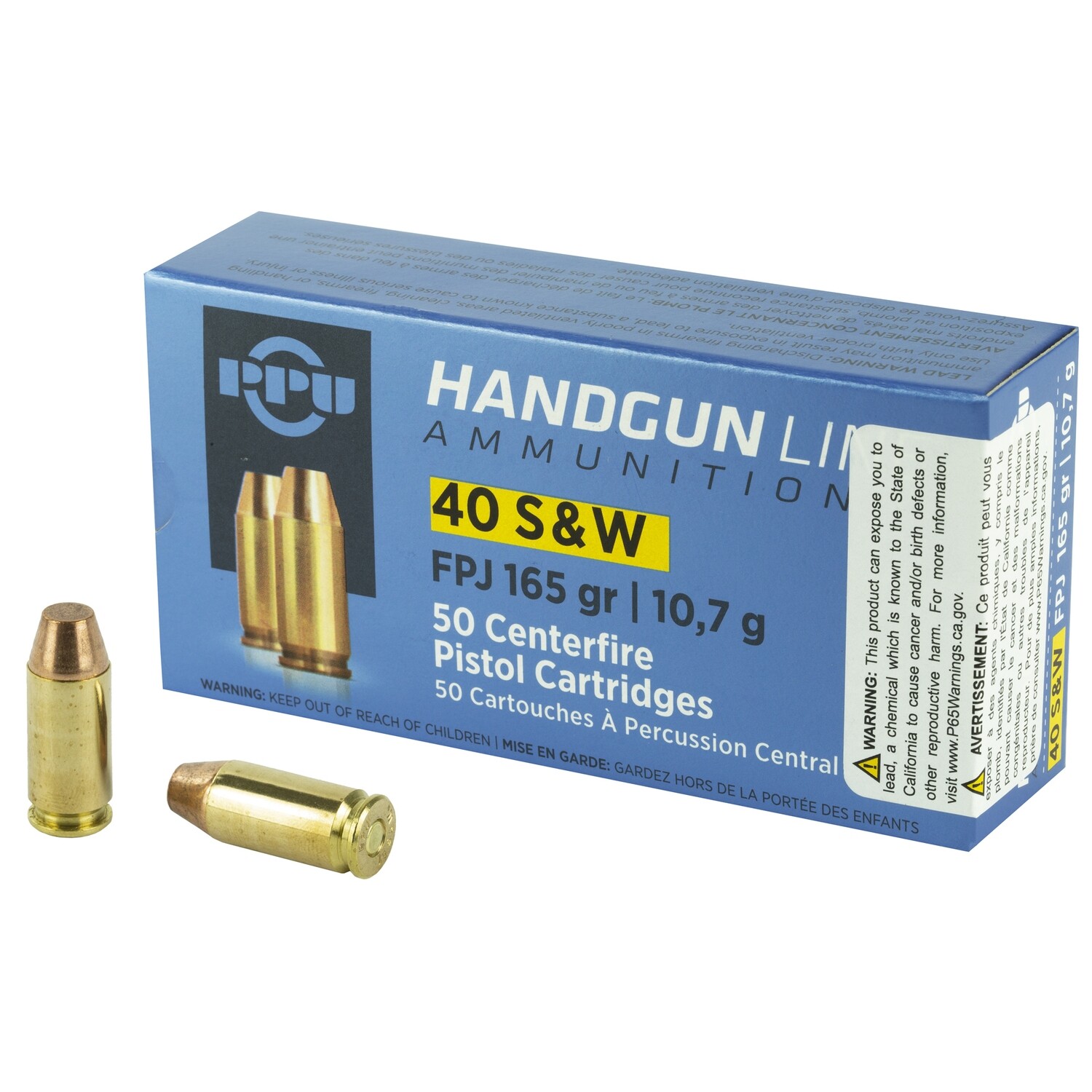 Ppu 40sw Fpj 165gr 50/500