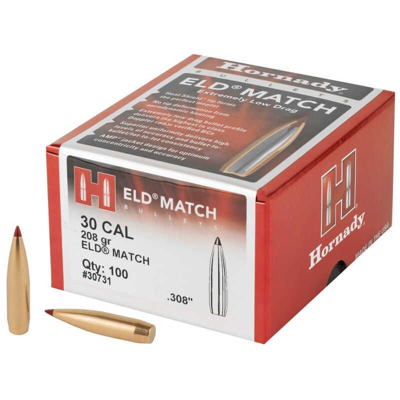 Hrndy Eld-m 30cal .308 208gr 100ct Hrndy Eld-m 30cal .308 208gr 100ct