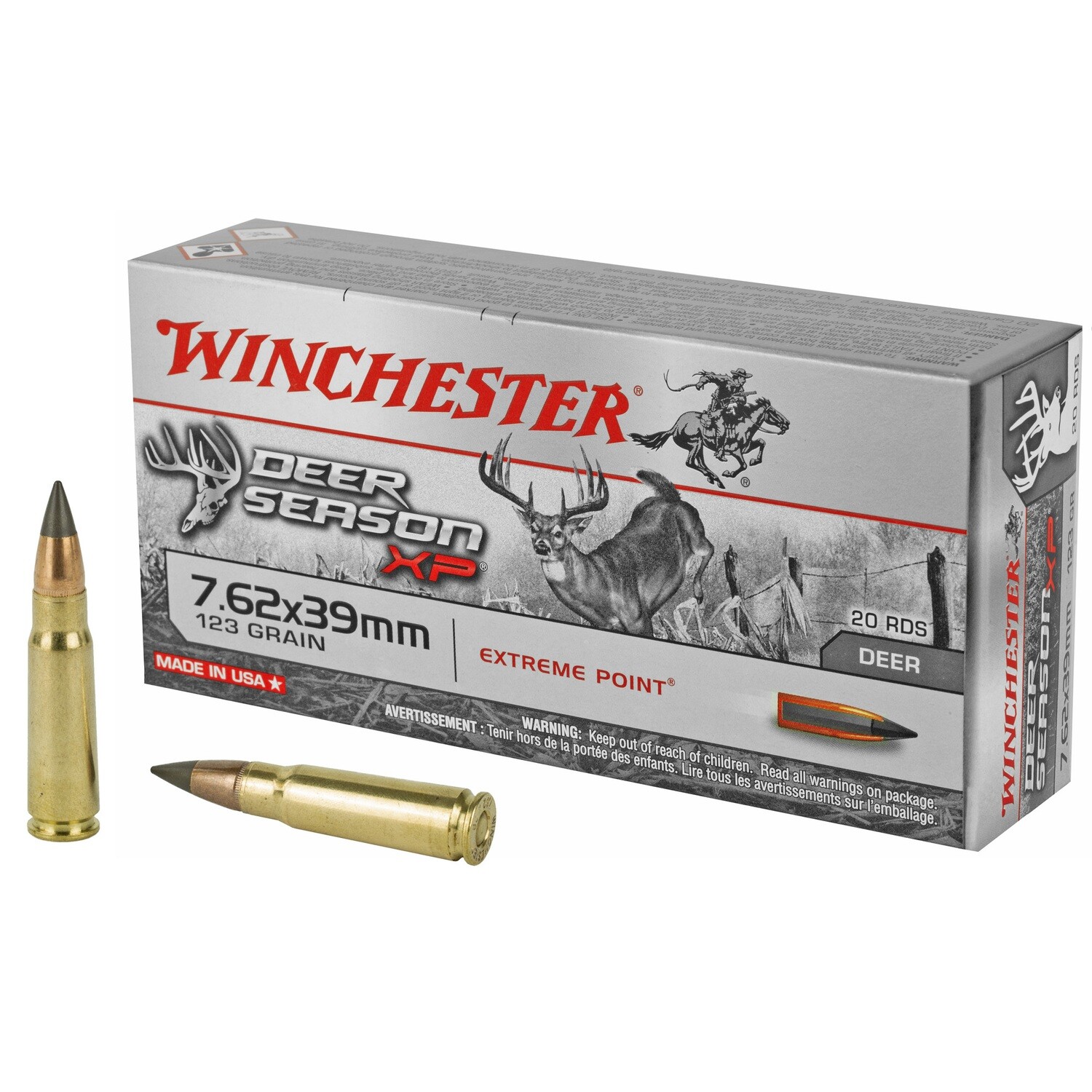 Win Deer Season 7.62x39 123gr 20/200