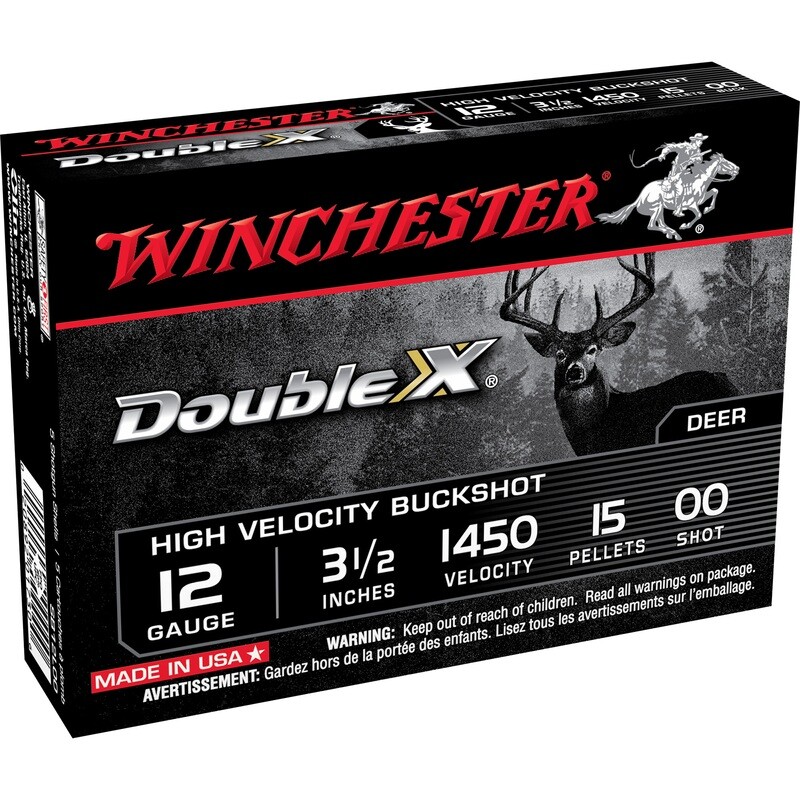 Win Dblx 12ga 3.5 Win Dblx 12ga 3.5" 00bk 15plt 5/250
