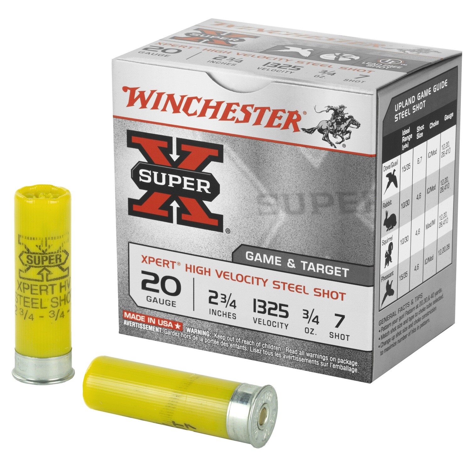 Win Xpert Trgt 20ga 2.75" #7 25/250