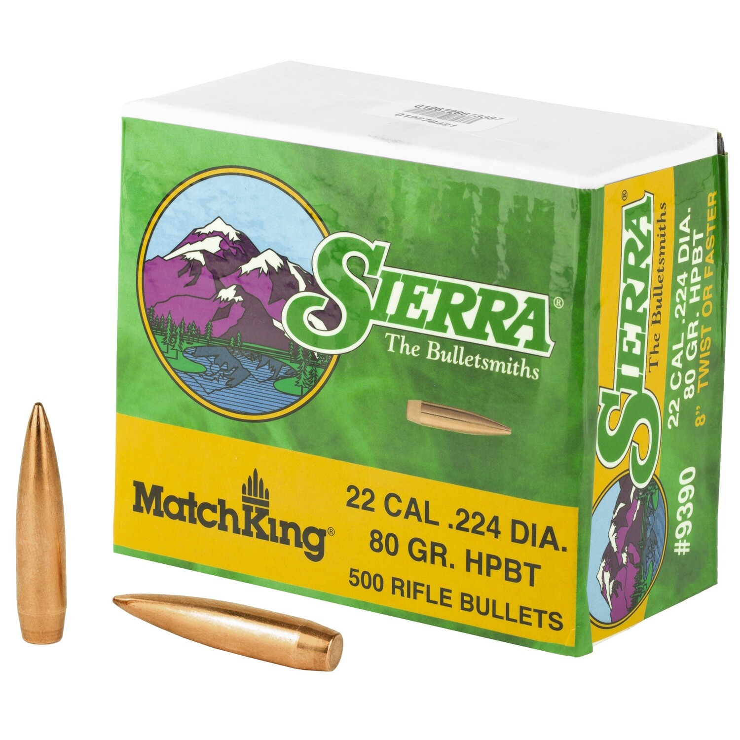 Sierra Matchking .224 80gr 500ct
