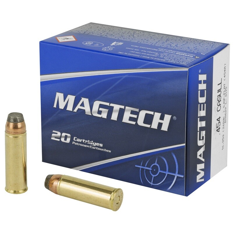 Magtech 454casull 260gr Sjsp 20/1000 Magtech 454casull 260gr Sjsp 20/1000