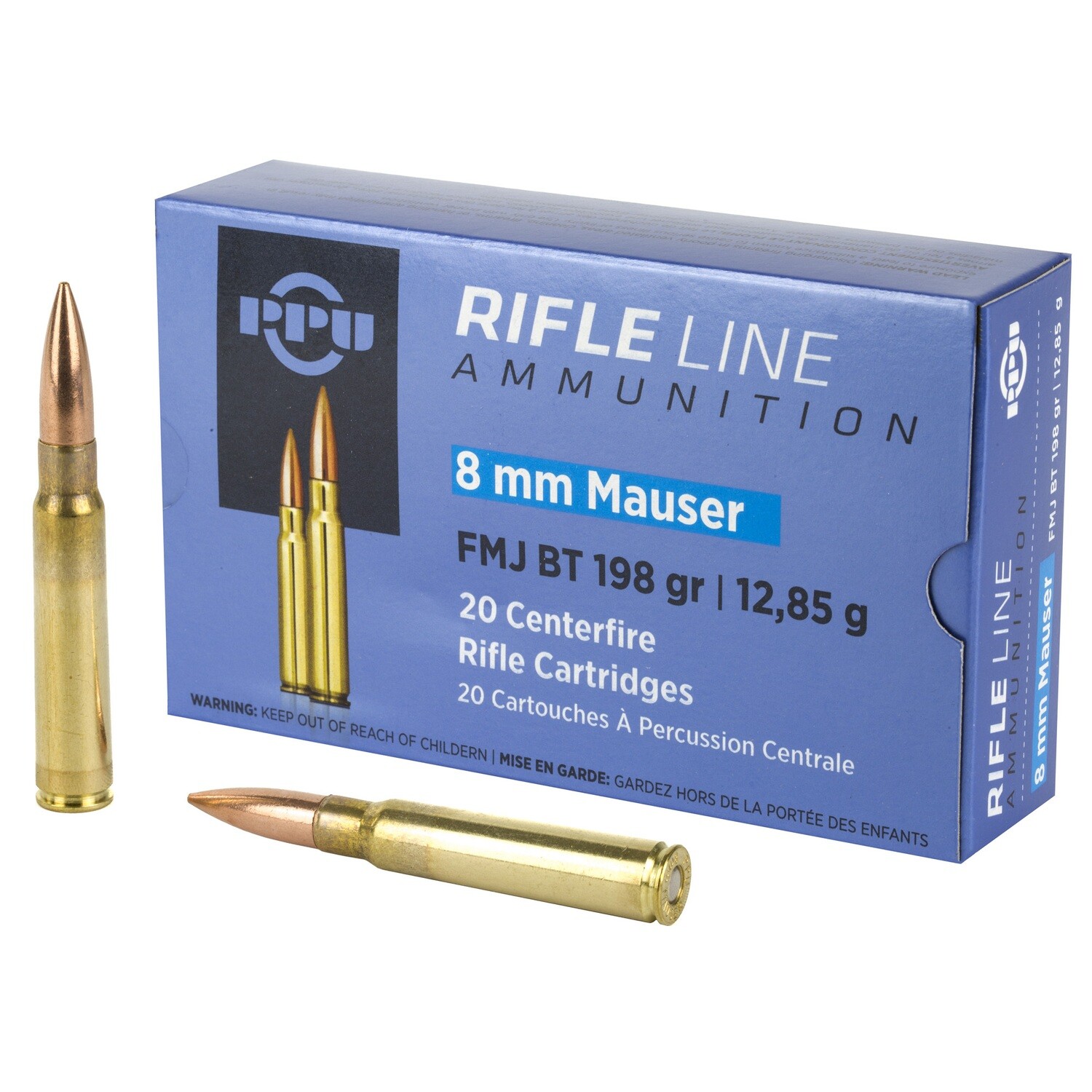 Ppu 8mm Mauser Fmj 198gr 20/200