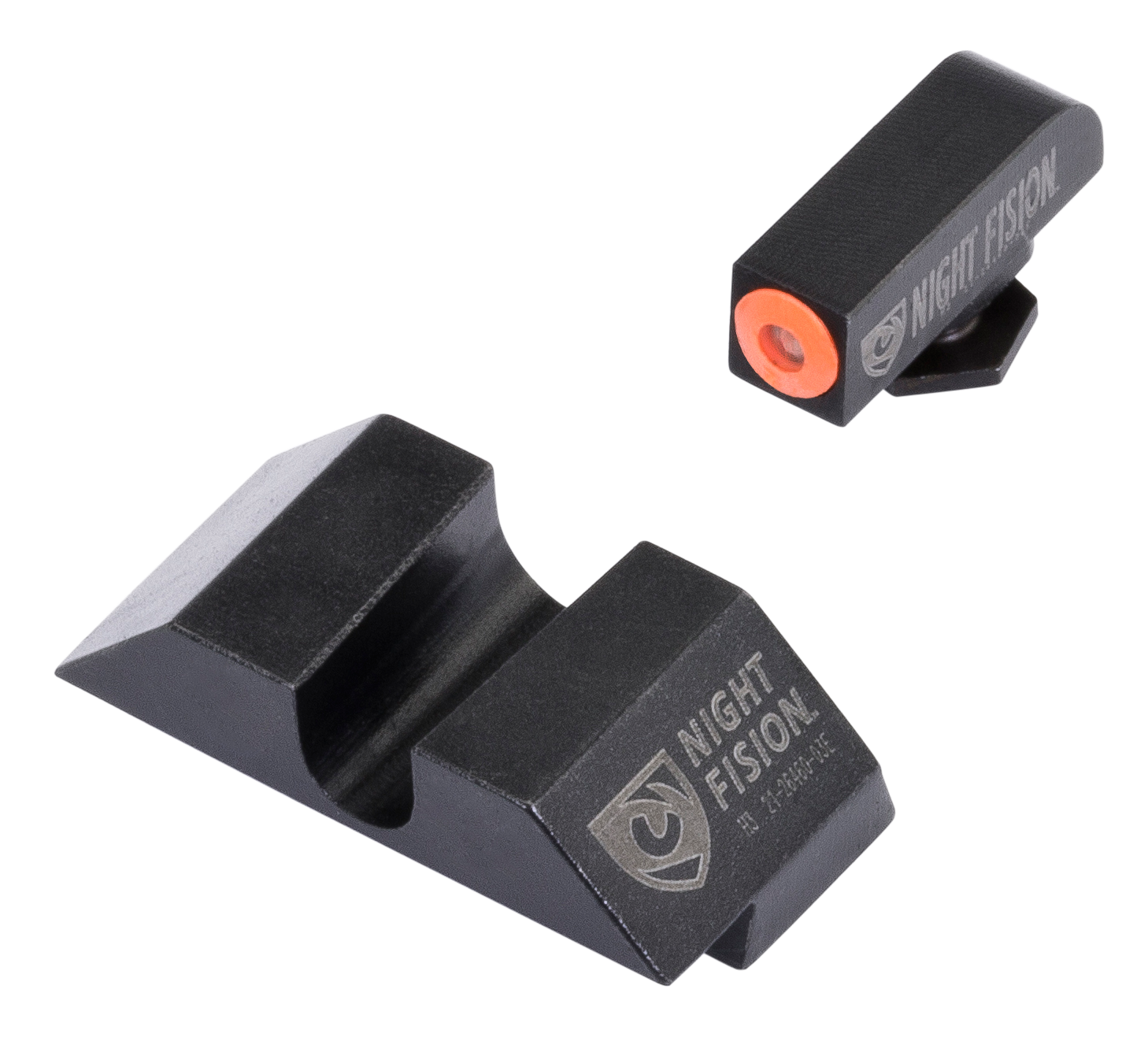 Night Fision Night Fision Tritium Night Sights For Glock, Nf Glk-001-014-ogzx     Ns Glk 17/19 U-rear