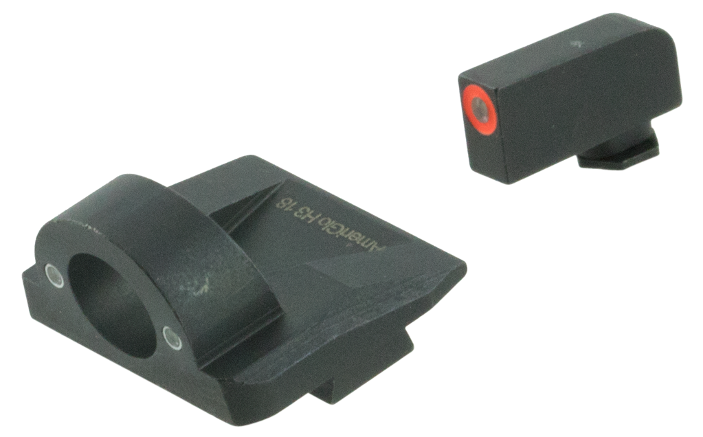 Ameriglo Ghost Ring Sight Set For Glock, Amer Gl5225  Ghst Rng Glk G5 17/19      Grn/or/grn