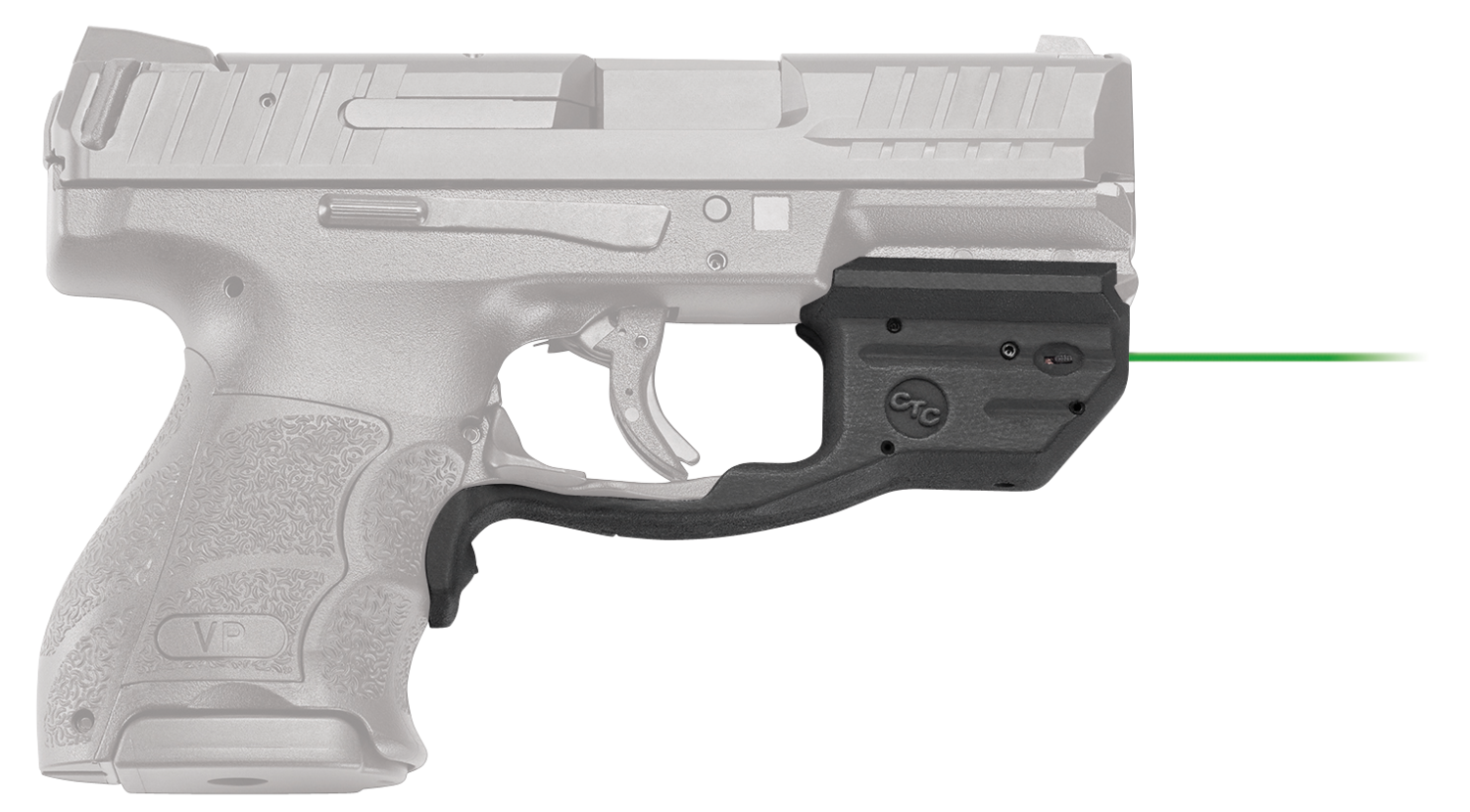 Crimson Trace Laserguard, Crim Lg499g     Laserguard H&k Vp9/40 Vp9sk Green