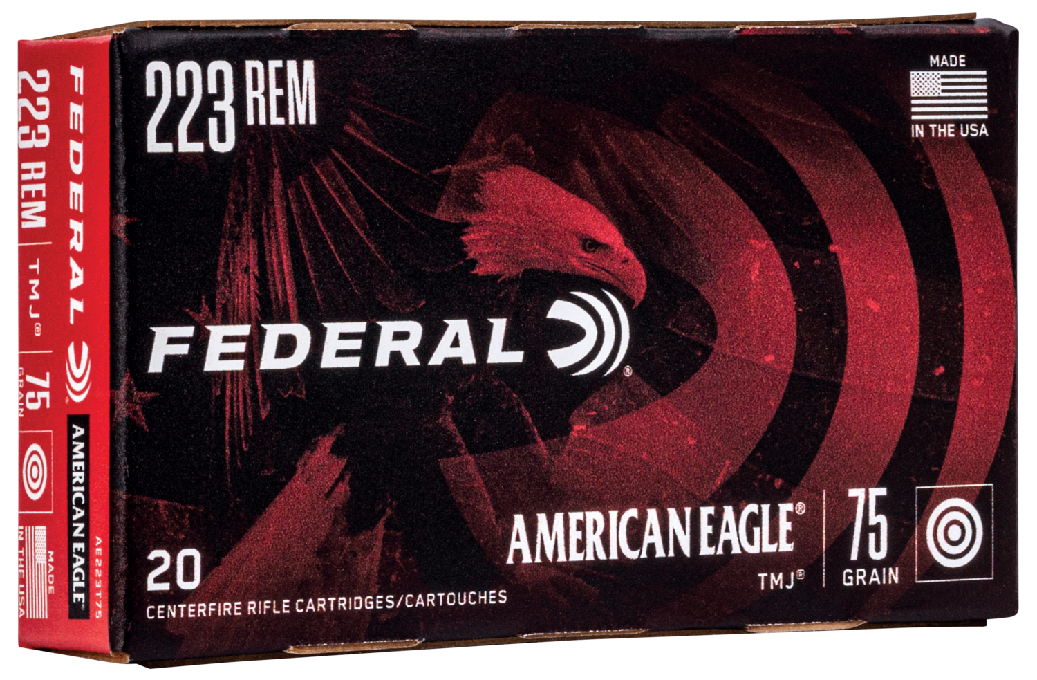Federal American Eagle, Fed Ae223t75       223      75 T Mj          20/25