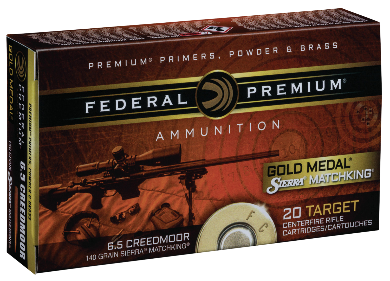 Federal Premium, Fed Gm65crd1       6.5crd  140 Gmsmk         20/10