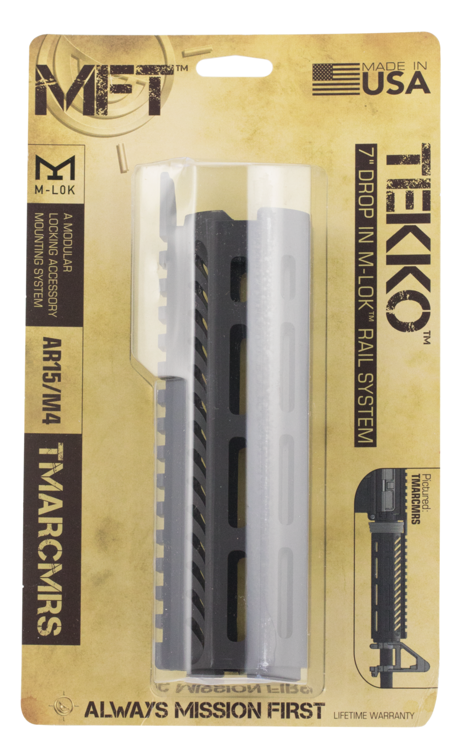 Mission First Tactical Tekko, Mft Tmarcmrs        Tekko Drop In      7" Rl Mlok