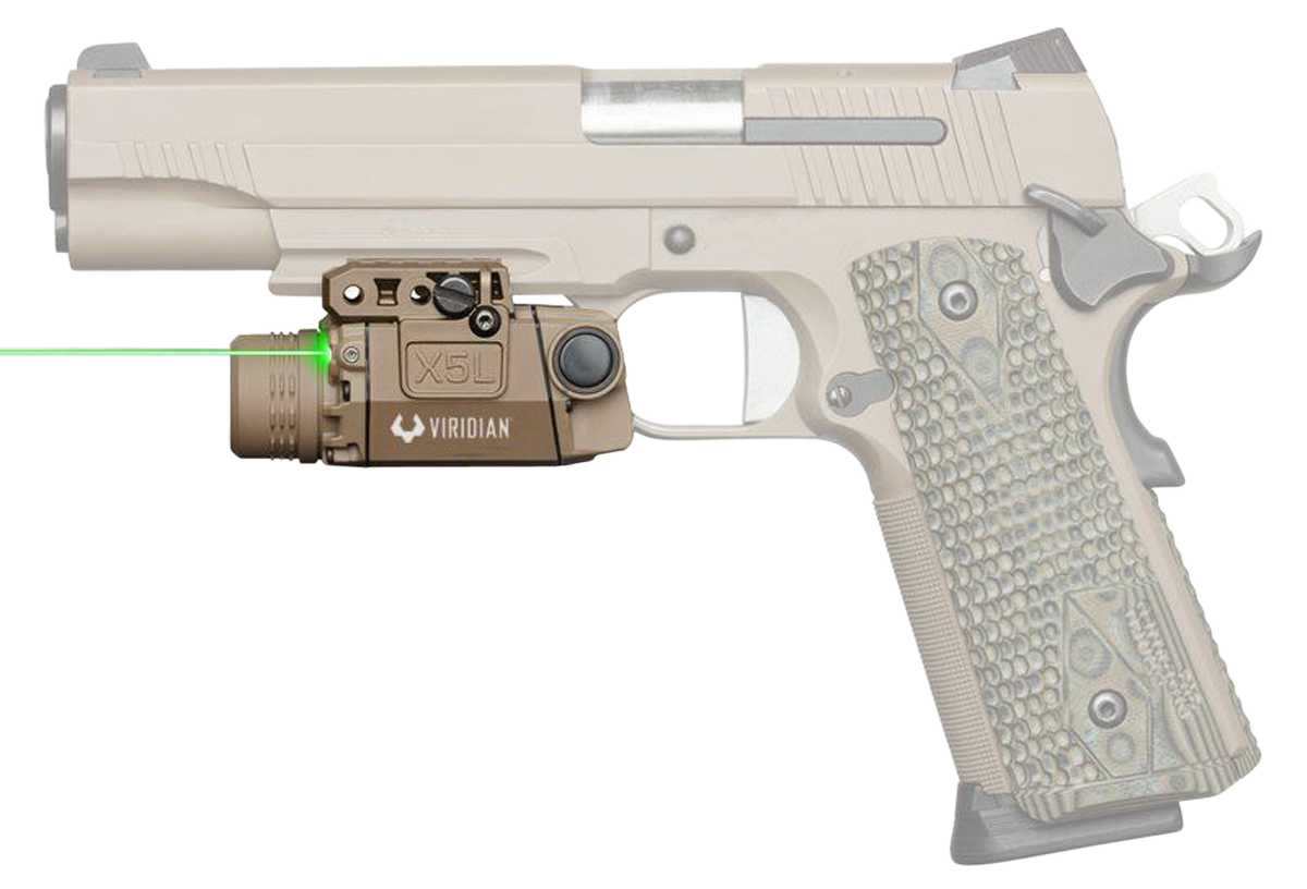 Viridian X5l, Vir 930-0016  X5l-fde Gen3 Grn Las W/tact Lgt
