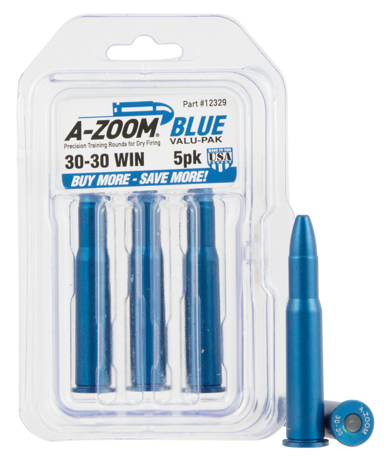 A-zoom Value Pack, Azoom 12329      Blue Snap Caps 30-30          5pk