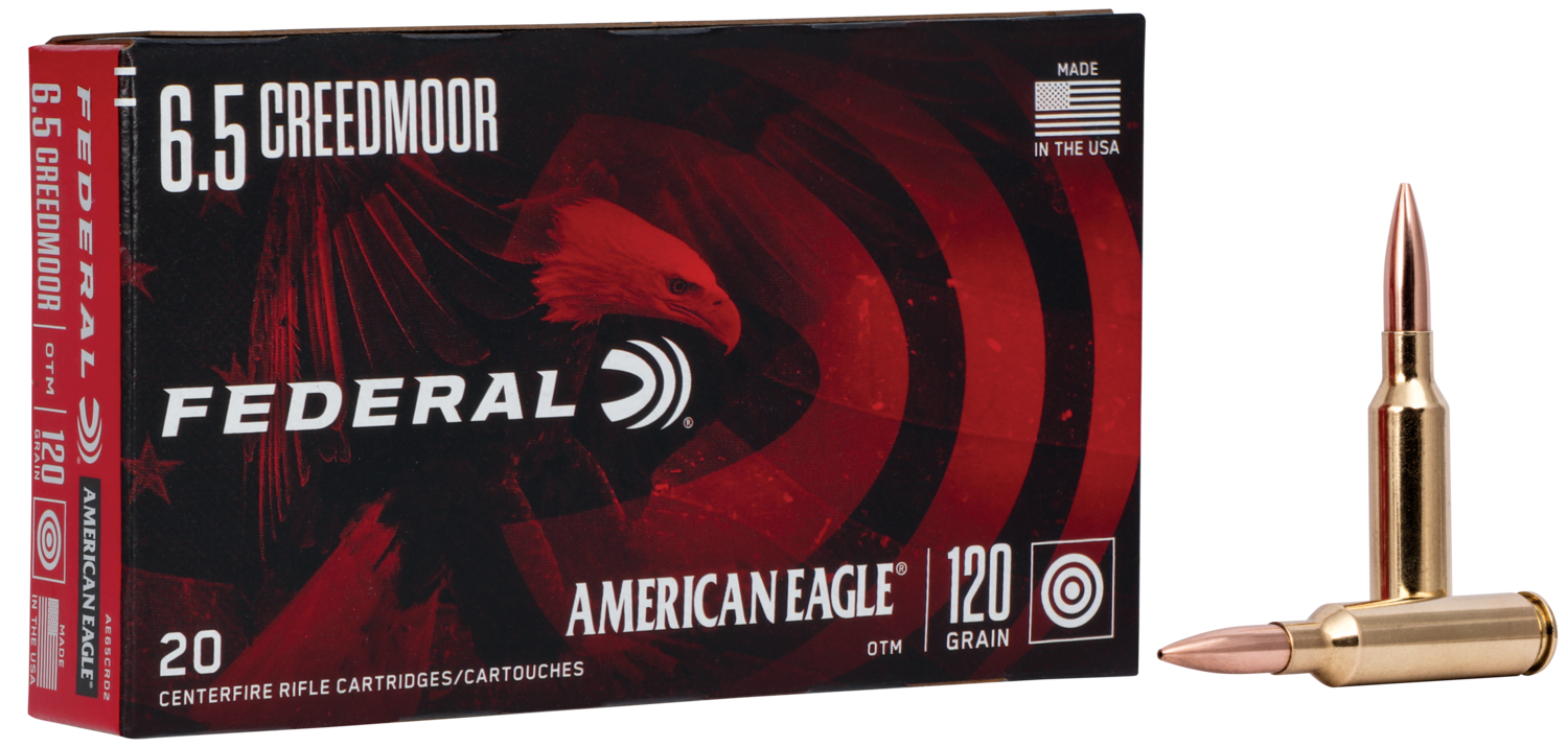 Federal American Eagle, Fed Ae65crd2       6.5 Crd  120 Otm          20/10