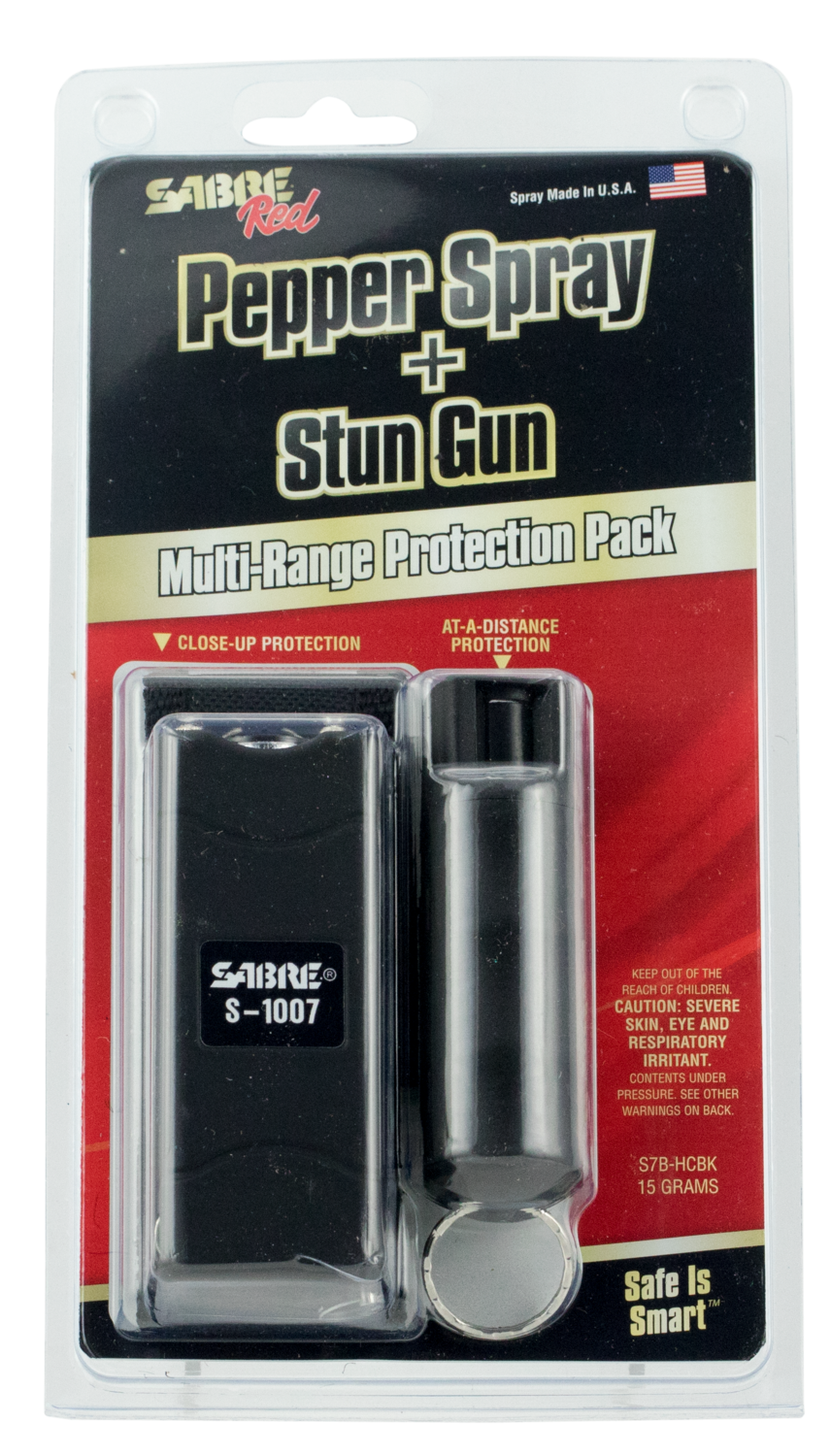 Sabre Multi-range, Sec S7bhcbk     Stun Gun/pepper Spray Combo Pack