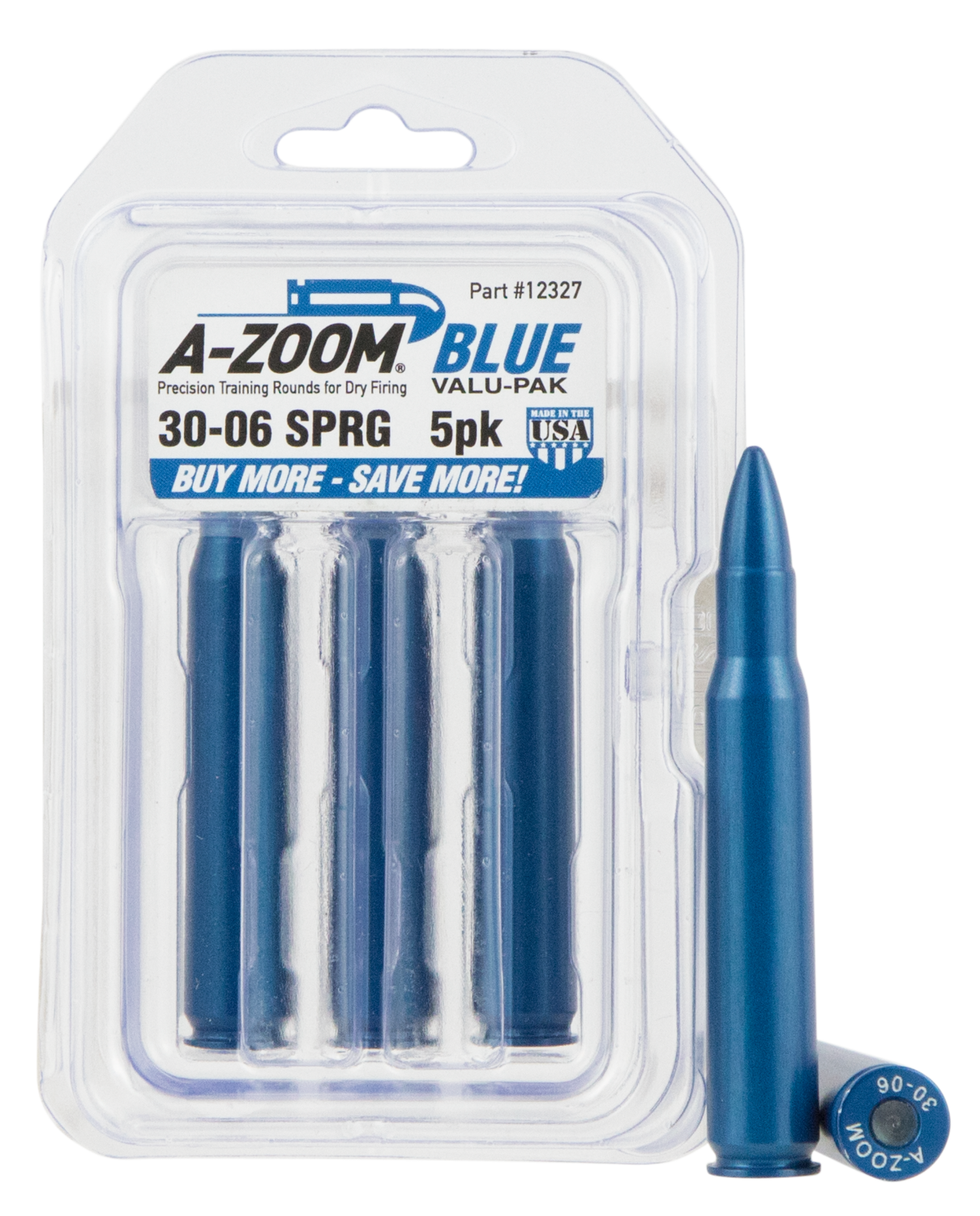 A-zoom Value Pack, Azoom 12327      Blue Snap Caps 30-06          5pk